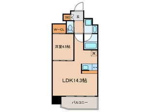 プレジオ九条の物件間取画像